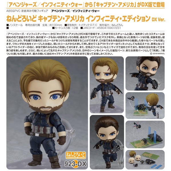 Avengers: Infinity War - Nendoroid Captain America: Infinity Edition DX Ver.