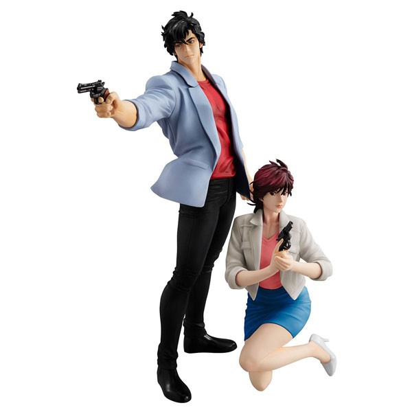 City Hunter the Movie: Ryo Saeba & Kaori Mikimura 1/8 Scale PVC Statue