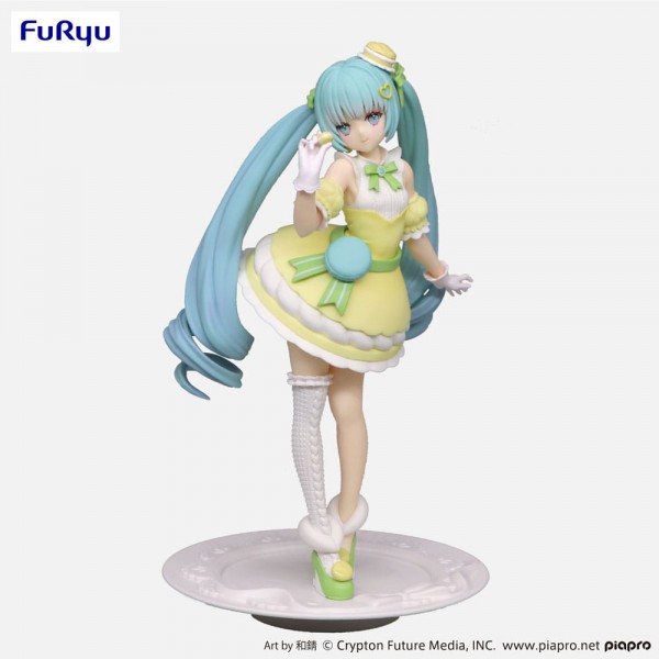 Vocaloid 2: Miku Hatsune Exceed Creative SweetSweets Series Macaroon Citron Color Ver. non Scale PVC
