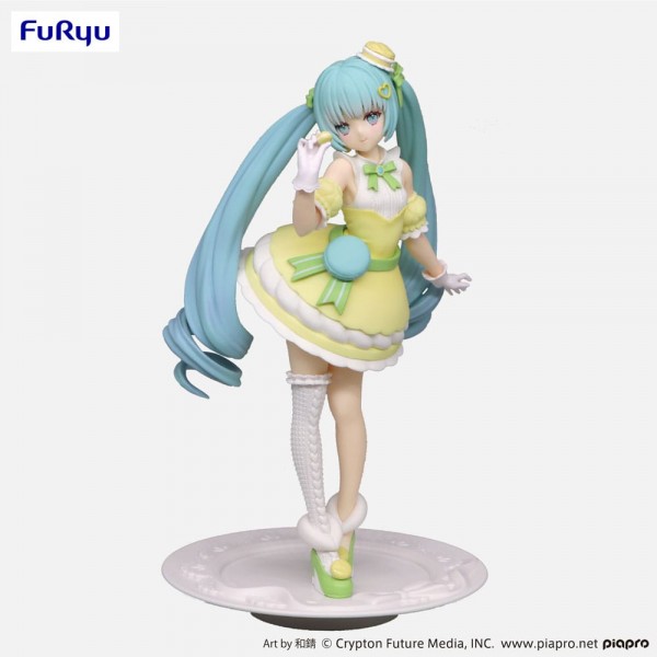 Vocaloid 2: Miku Hatsune Exceed Creative SweetSweets Series Macaroon Citron Color Ver. non Scale PVC