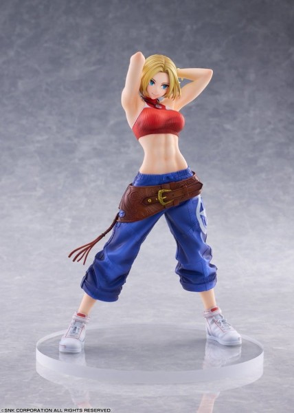 Fighting Girls Collection: The King Of Fighters XV: Blue Mary AmiAmi Limited Edition 1/7 Scale PVC Statue
