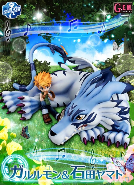 Digimon Adventure: Garurumon & Matt 1/10 Scale Scale PVC Statue