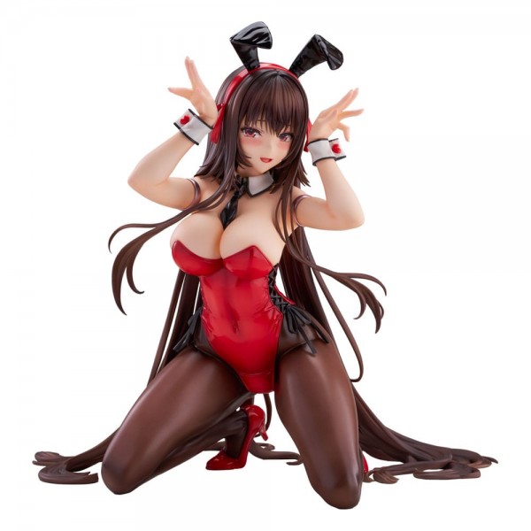 Amakano: 2+ Yuuhi Kurohime Bunny Suit Ver. 1/4 Scale PVC Statue