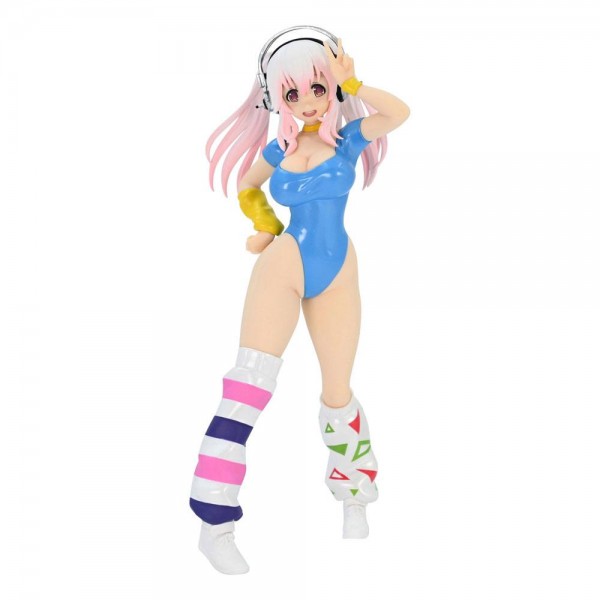 Nitro Super Sonic: Super Sonico 80&#039;s/Another Color/Blue Ver. (re-run) non Scale PVC Statue