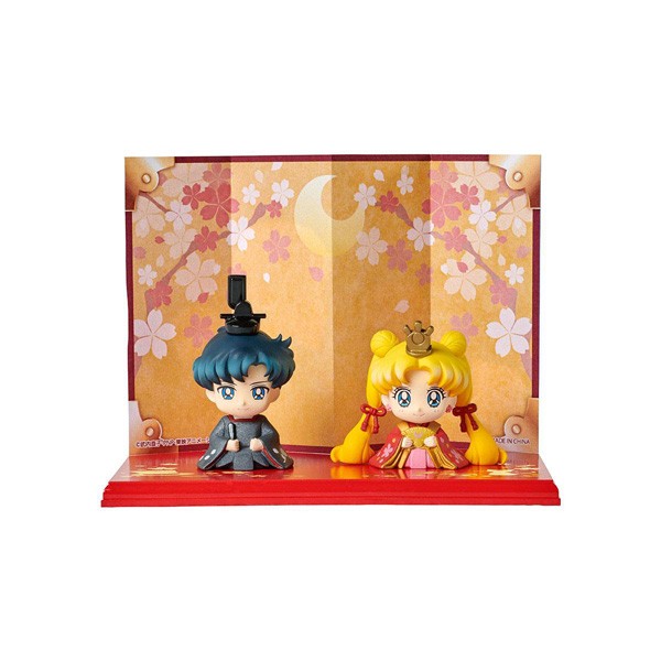 Sailor Moon: Hinamatsuri Usagi & Mamoru 2er-Set Minifiguren