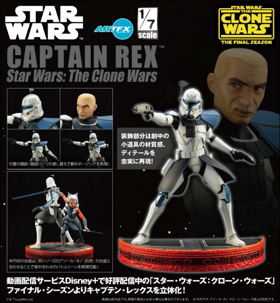 Star Wars The Clone Wars: ARTFX Rex Escape from the Clones 1/7 PVC Statue