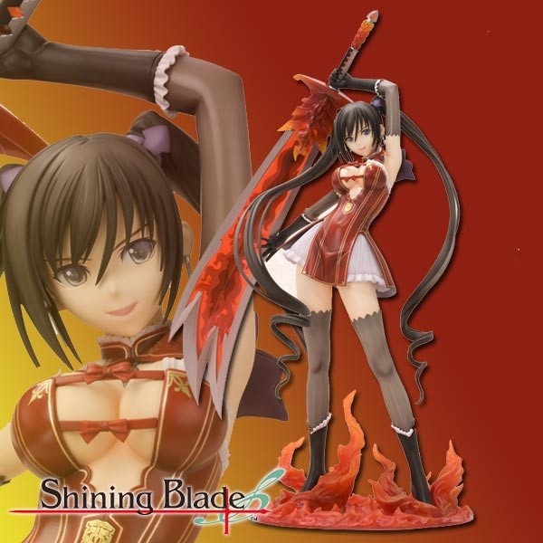 Shining Blade: Roaring Blaze Sakuya Mode Crimson 1/7 Scale PVC Statue