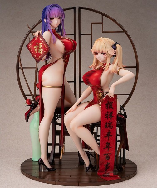 Moehime Union: Bountiful Year Yuri & Stella 1/4 Scale PVC Statue