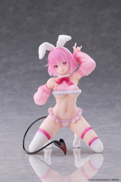 To Love-Ru Darkness: MOFLOCK Momo Fluffy Bunny Ver. non Scale PVC Statue