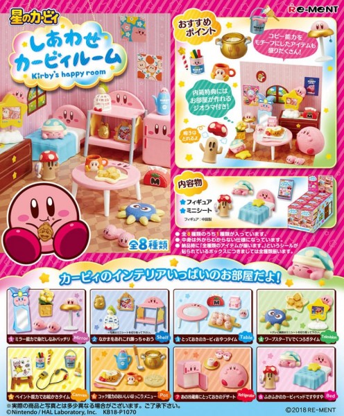 Kirby's Dream Land: Kirby's Happy Room Display 1 Box 8 Stück