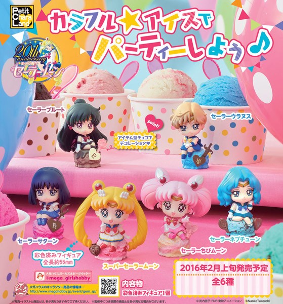 Sailor Moon: Ice Cream Party Trading Figures