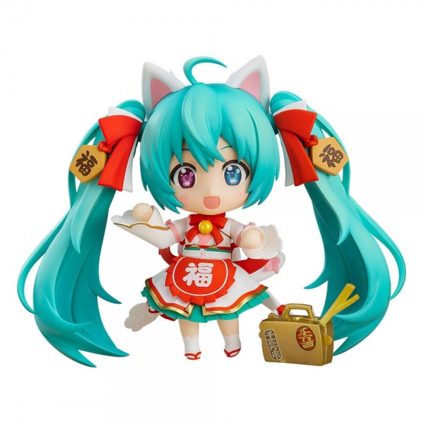 Character Vocal Series 01: Miku Hatsune Maneki Miku Ver. - Nendoroid