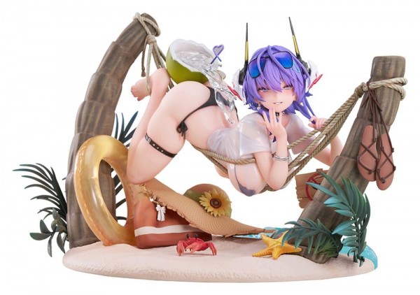 Original Character: Bright Summer Barbera·Red illustration by DaiblosCore 1/6 Scale PVC Statue