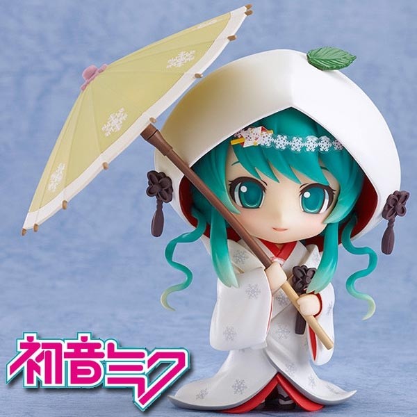 Vocaloid 2: Snow Miku Strawberry White Kimono Ver. - Nendoroid