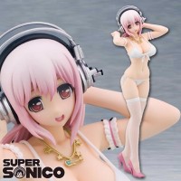 Nitro Super Sonic: Super Sonico Swim Suit Gravure White Ver. 1/6 Scale PVC Statue Nitro Super Sonic: Super Sonico Swim Suit Gravure White Ver. 1/6 Scale PVC Statue