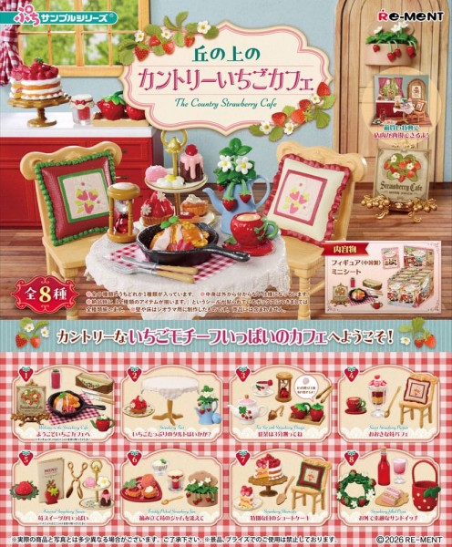 The Country Strawberry Cafe Minifiguren 1 Box 8 Stück