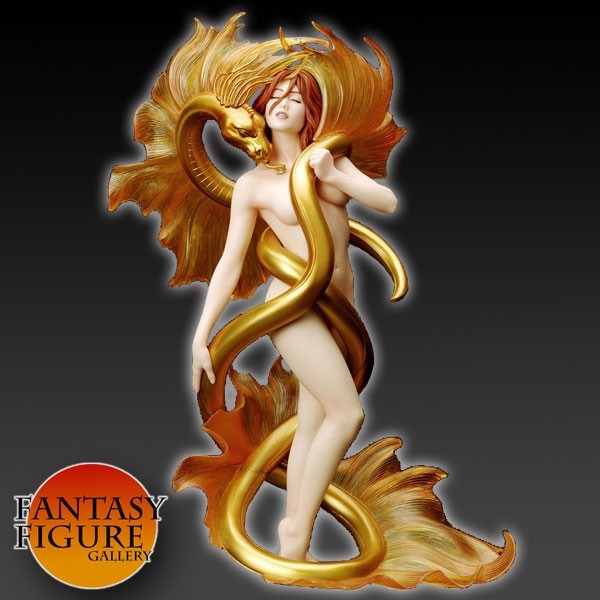 Fantasy Figure Gallery - Golden Lover PVC Statue