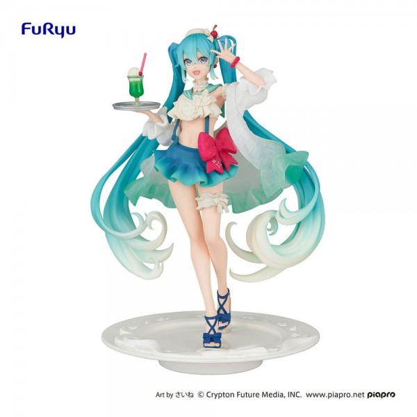 Vocaloid 2: Miku Hatsune SweetSweets Series Melon Soda Float non Scale PVC Statue