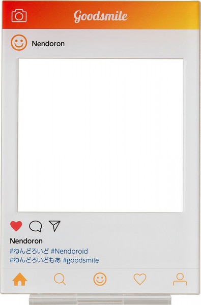 Nendoroid More: Zubehör-Set Acrylic Frame Stand (Social Media)