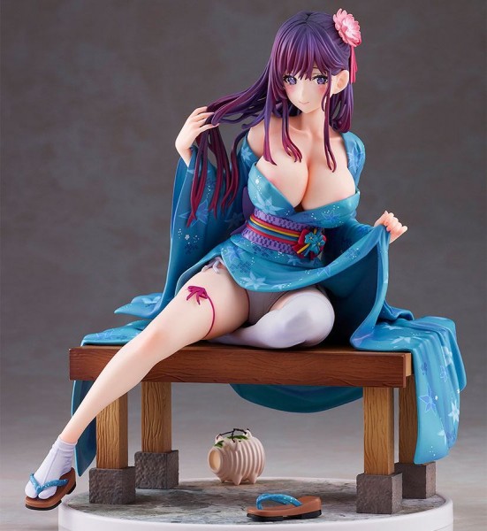 Original Character: Opening up her Yukata by Matarou 1/6 Scale PVC Statue