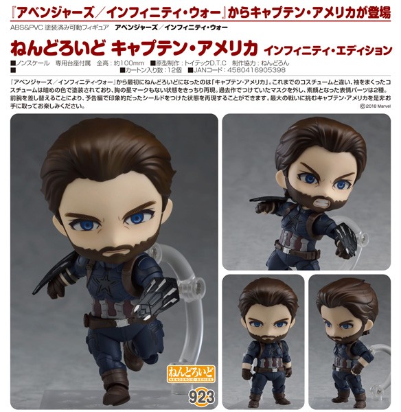 Avengers: Infinity War - Nendoroid Captain America: Infinity Edition