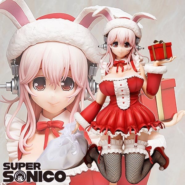 Nitro Super Sonic: Super Sonico Santa Ver. 1/4 Scale PVC Statue