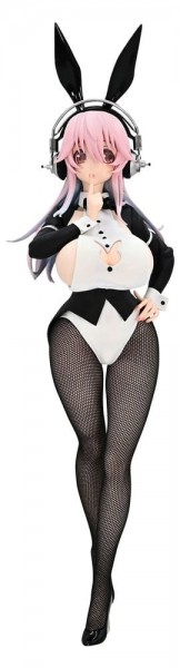 Nitro Super Sonic: BiCute Bunnies Super Sonico Newly Drawn Costume Tailcoat Ver. non Scale PVC Statue