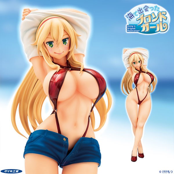 Original Character: Umi de Deatta Blonde Girl by Kekemotsu 1/6 Scale PVC Statue