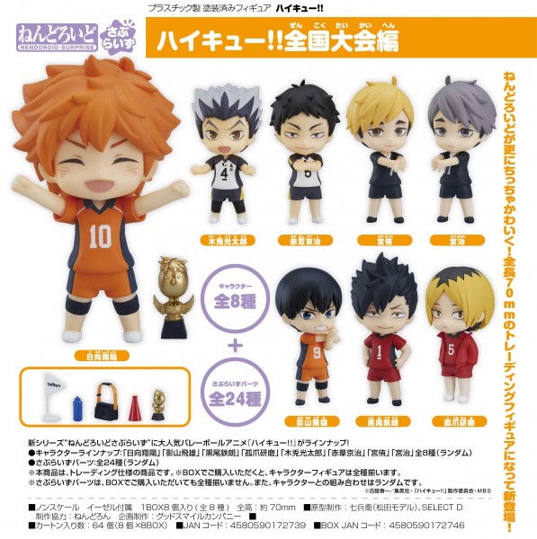 Haikyu!!:Surprise Haikyu!! Nationals Arc Nendoroid (8pcs)