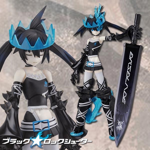 Black Rock Shooter: Huke Illustration BLK Limited Edition mit Figma BRSB