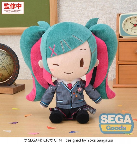 Vocaloid: Miku Hatsune Colorful Stage! Fuwa Petit M -School SEKAI Hatsune Miku- Plüschfigur