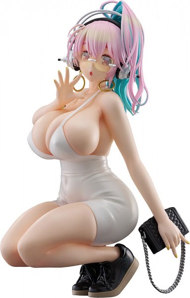 Nitro Super Sonic: Pop Up Parade Super Sonico 15th Mini Dress Ver. L Size non Scale PVC Statue
