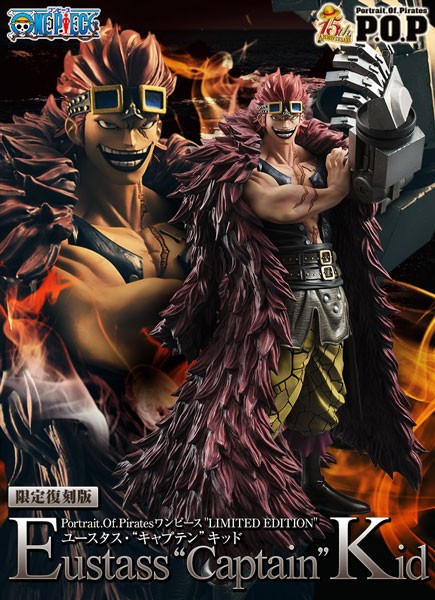 One Piece: P.O.P. Eustass Captain Kid Limited Edition 1/8 Scale PVC Statue