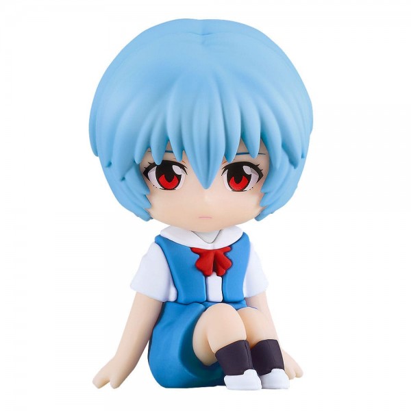 Rebuild of Evangelion: Rubber Mascot Rei Ayanami Plus Minifigur - Nendoroid