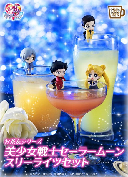 Sailor Moon: Ochatomo Three Lights Mini Figure 4 Set