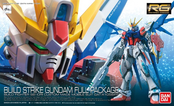 Gundam Build Fighters - RG GAT-X105B / FP Build Strike Gundam Full Package 1/144