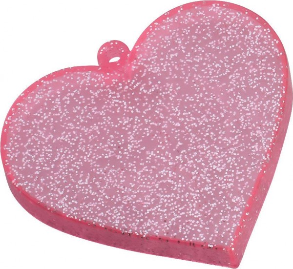 Nendoroid More: Base for Nendoroid Figures Heart Pink Glitter Version