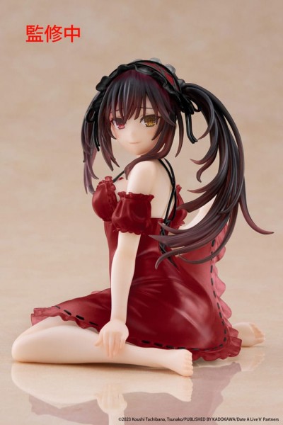 Date A Live V: Desktop Cute Figure Kurumi Tokisaki Nightwear Ver. Renewal non Scale PVC Statue