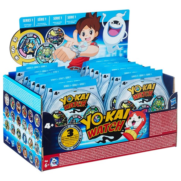 Youkai Watch: Medaillen 3-er Pack Serie 1 Display