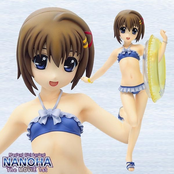 Magical Girl Lyrical Nanoha The Movie 1st: Hayate Yagami Swimsuit Ver. 1/4 PVC Statue