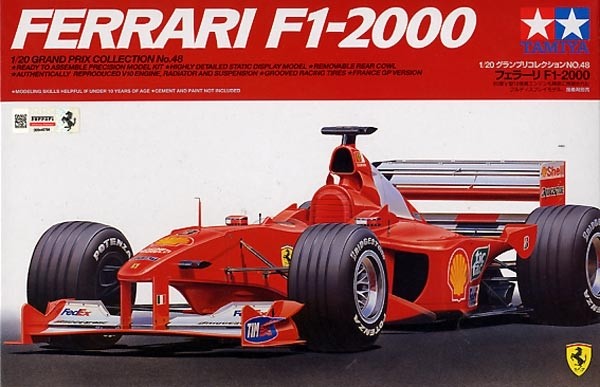 Ferrari F1-2000 1/20 Model Kit