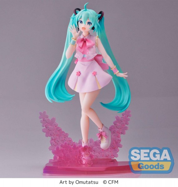 Vocaloid 2: Miku Hatsune Luminasta Sakura Miku Omutatsu Ver. non Scale PVC Statue