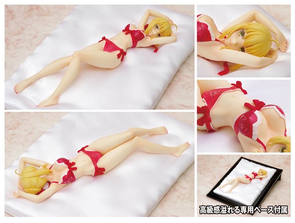 Fate/Extra: Saber Extra Lingerie Style 1/8 Scale PVC Statue