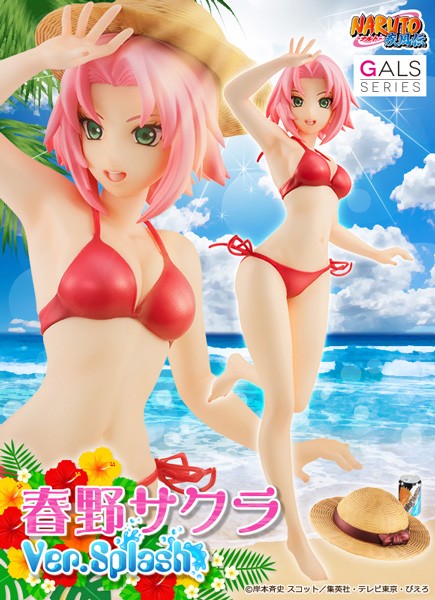 Naruto Gals: Haruno Sakura Splash Ver.non Scale PVC Statue