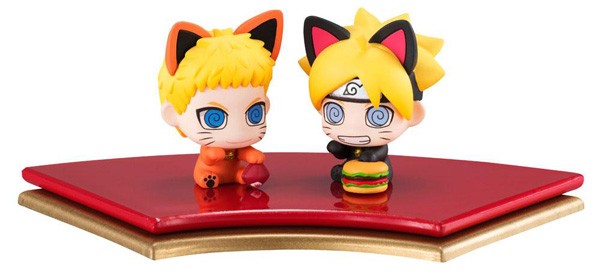 Boruto Naruto Next Generation: Petit Chara 2-Pack Oyako Manekineko Dattebasa Trading Figure