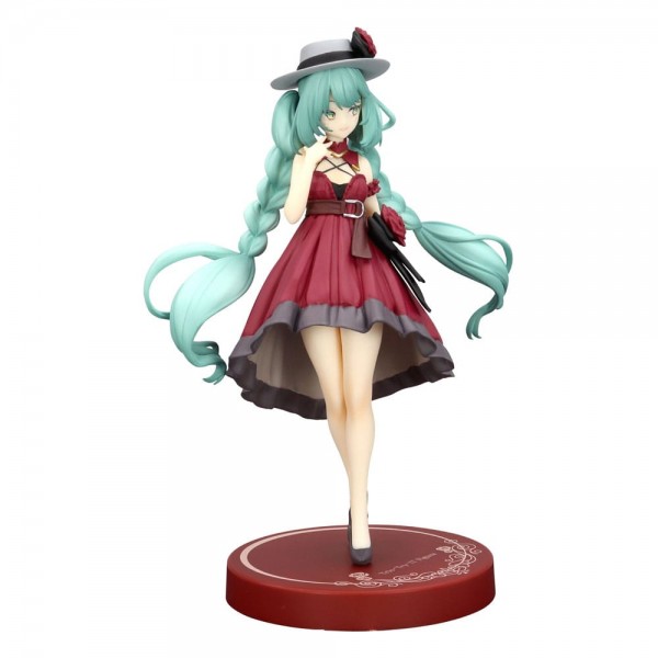 Vocaloid 2: Miku Hatsune Trio-Try-iT Outing Dress Red Color Ver. non Scale PVC Statue