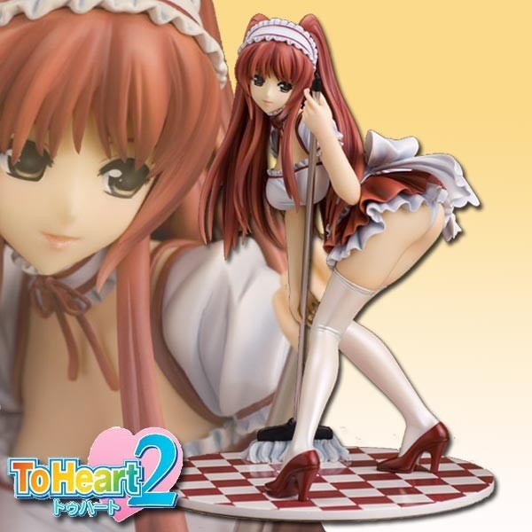 To Heart 2: Tamaki Kousaka Maid Lady Red Ver. 1/7 Scale PVC Statue