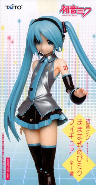 Vocaloid 2: CHARACTER VOCAL SERIES 01- Miku Hatsune Mamama-Shiki Api non Sclae PVC Figure