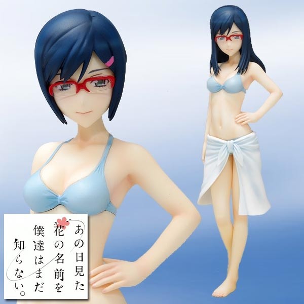 Ano Hana: Tsurumi Chiriko (Tsuruko) Swimsuit Ver. 1/10 Scale PVC Statue