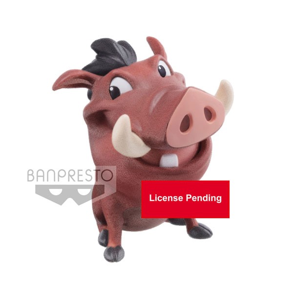 Disney Cute Fluffy Puffy: Lion King Pumbaa non Scale PVC Minifigur